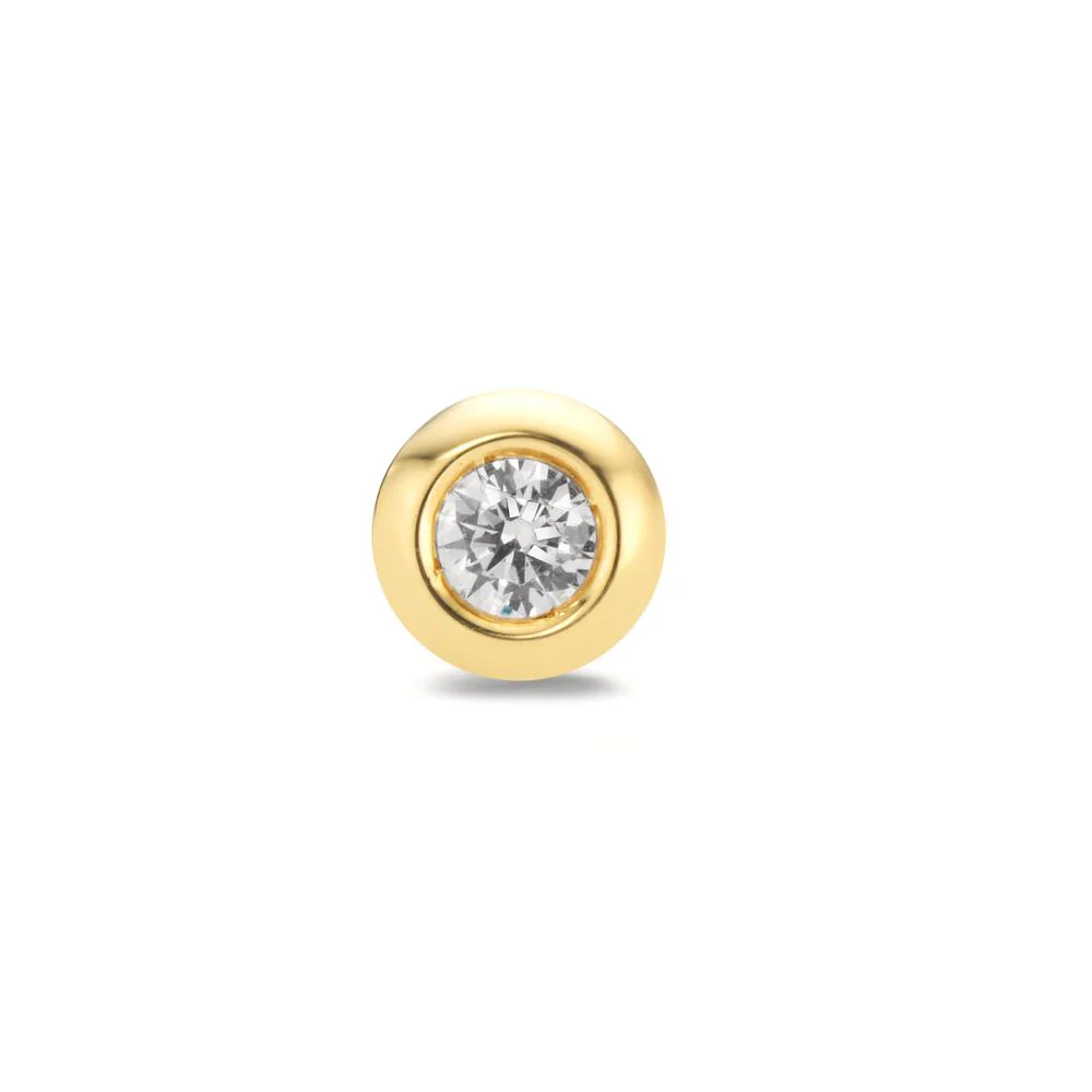 Orecchini a bottone Oro giallo 750/18 carati Ø6.5 mm - Image 3