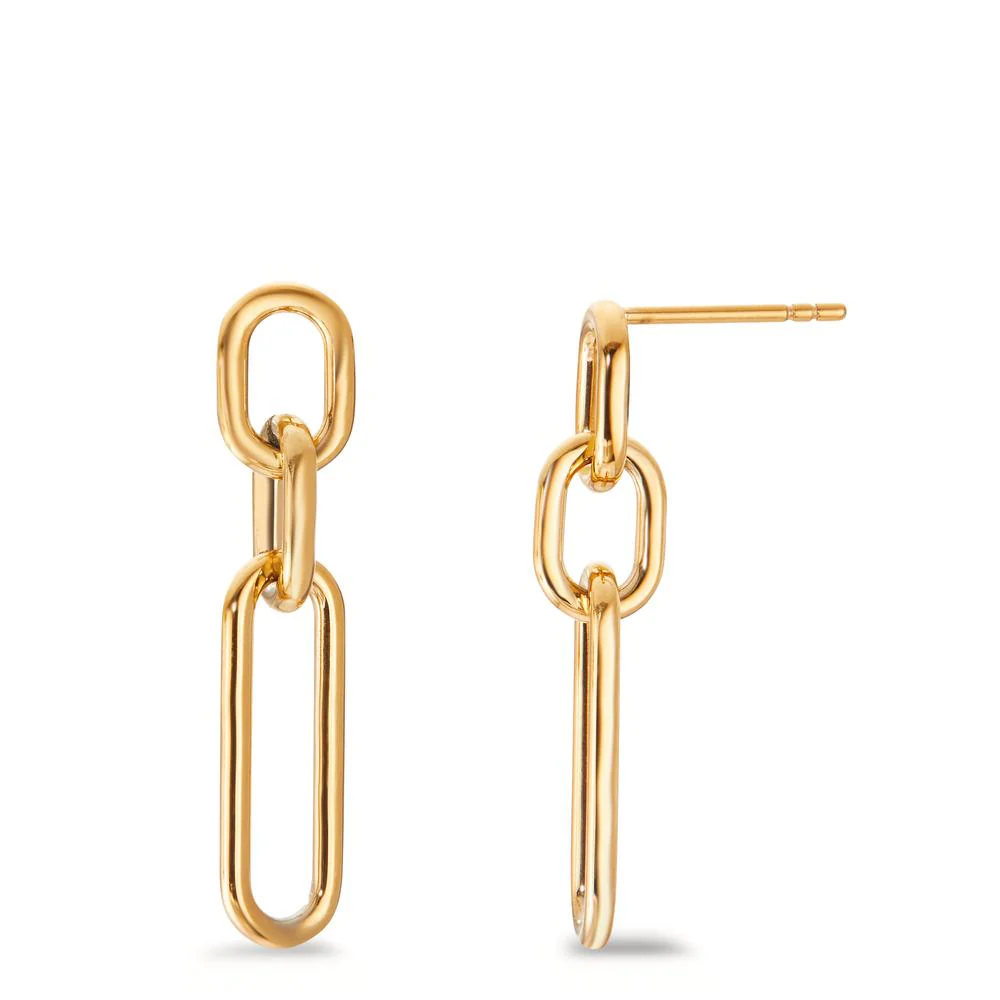 Orecchini Acciaio inossidabile giallo rivestimento IP