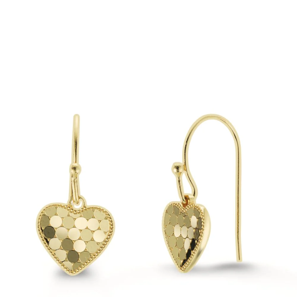 Orecchini Argento dorato Cuore