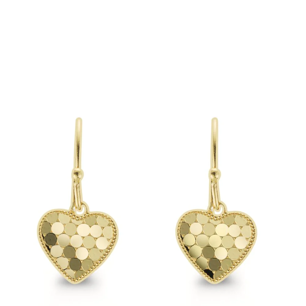 Orecchini Argento dorato Cuore - Image 2