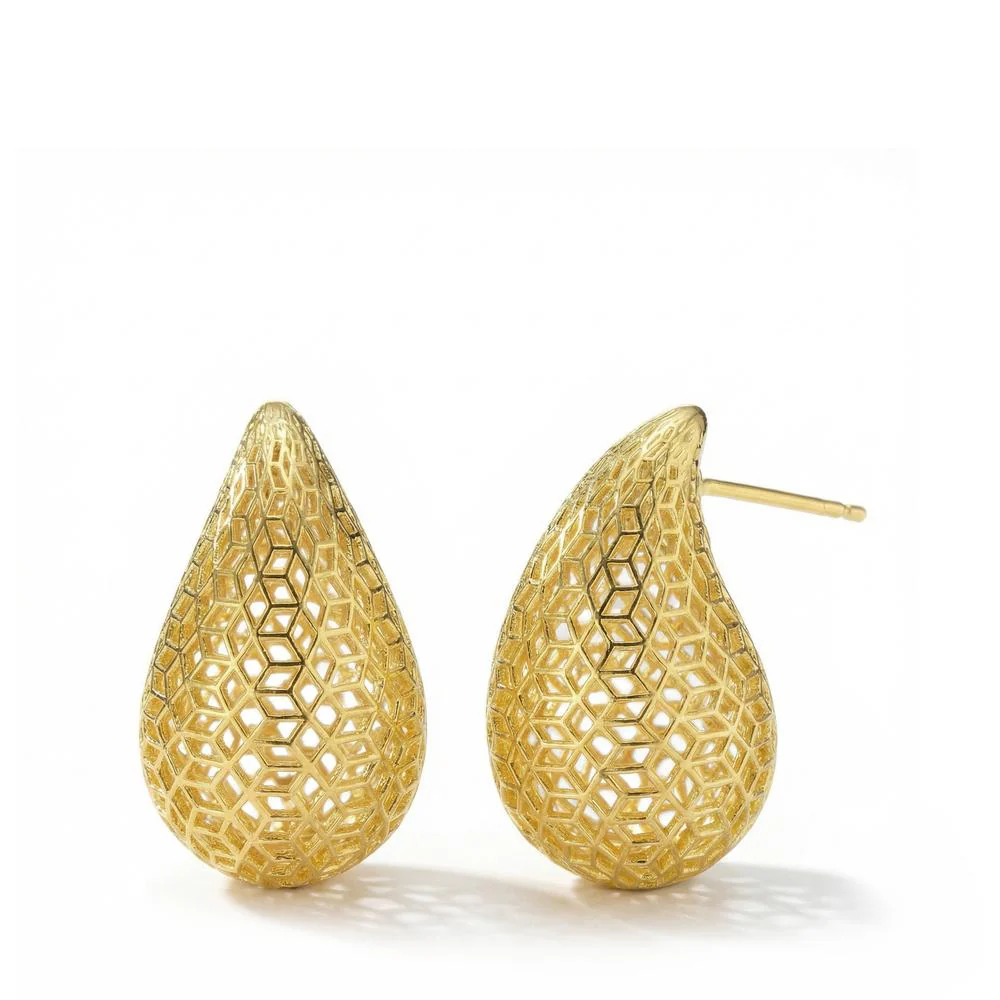 Orecchini Argento giallo dorato