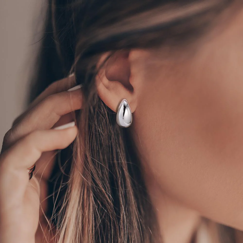 Orecchini Argento rodiato - Image 3