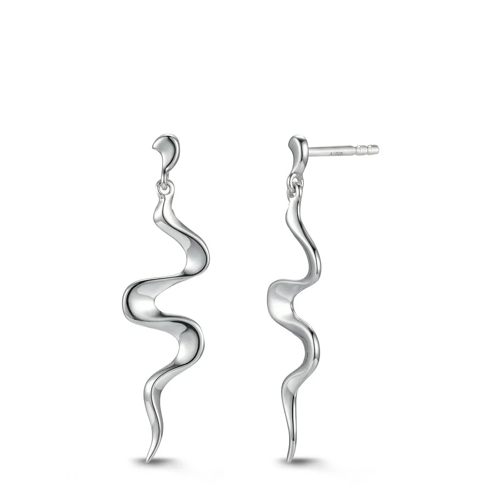Orecchini Argento rodiato