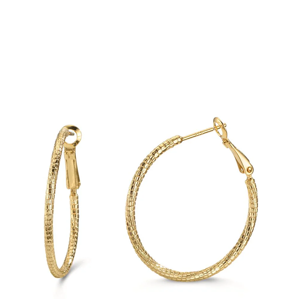 Orecchini circolari Argento dorato
