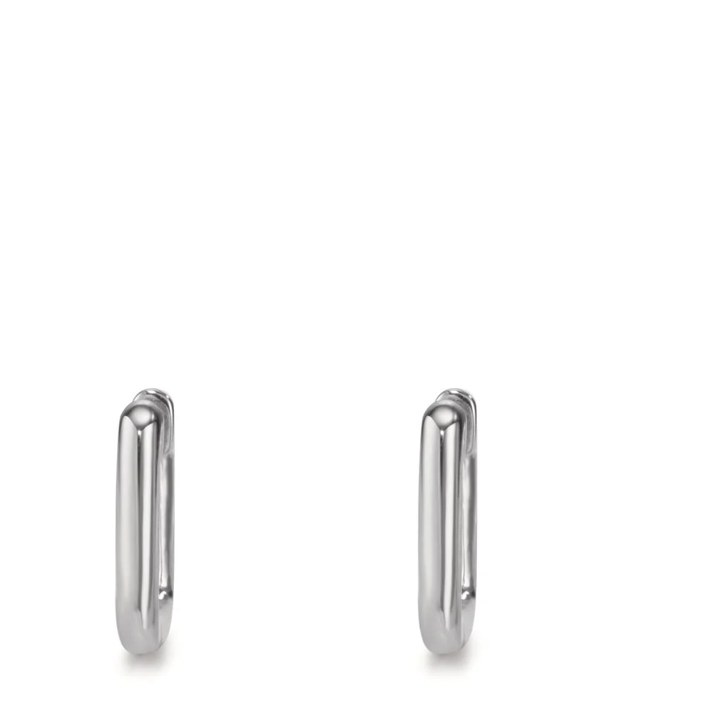 Orecchini circolari Argento rodiato - Image 2