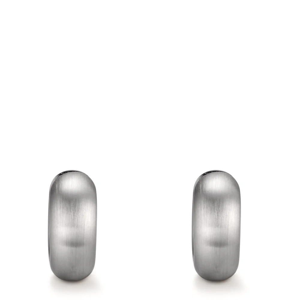 Orecchini circolari Argento rodiato - Image 2