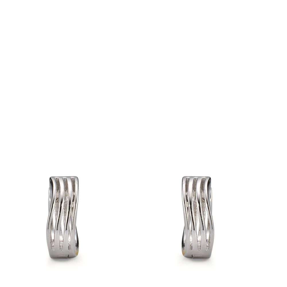 Orecchini circolari Argento rodiato - Image 3