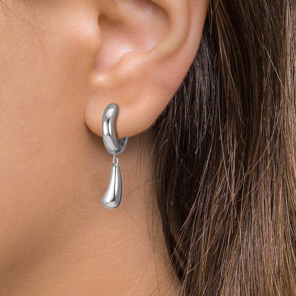 Orecchini circolari Argento rodiato - Image 3