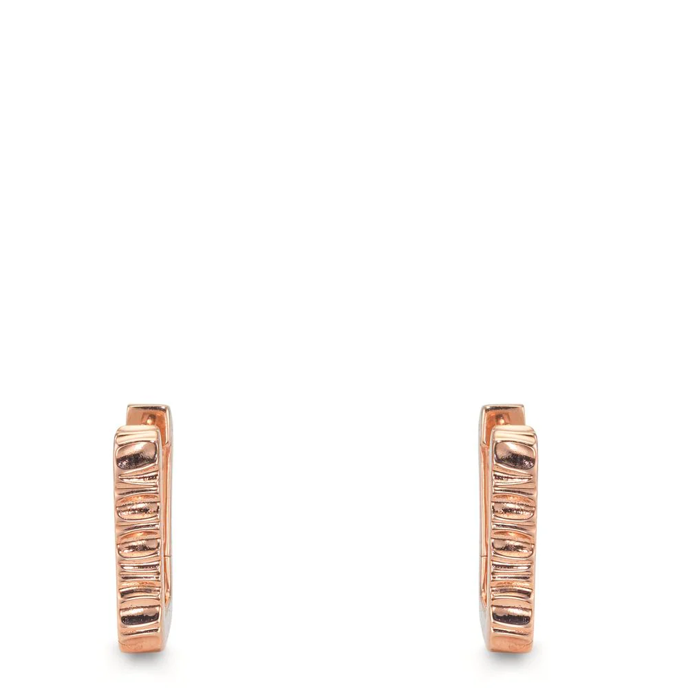 Orecchini circolari Argento rosa dorato - Image 3