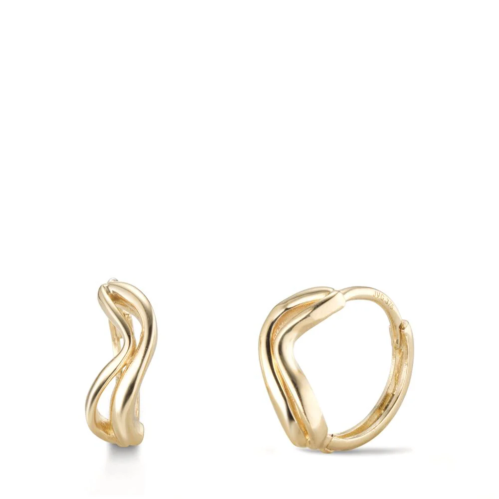 Orecchini circolari Oro giallo 375/9K
