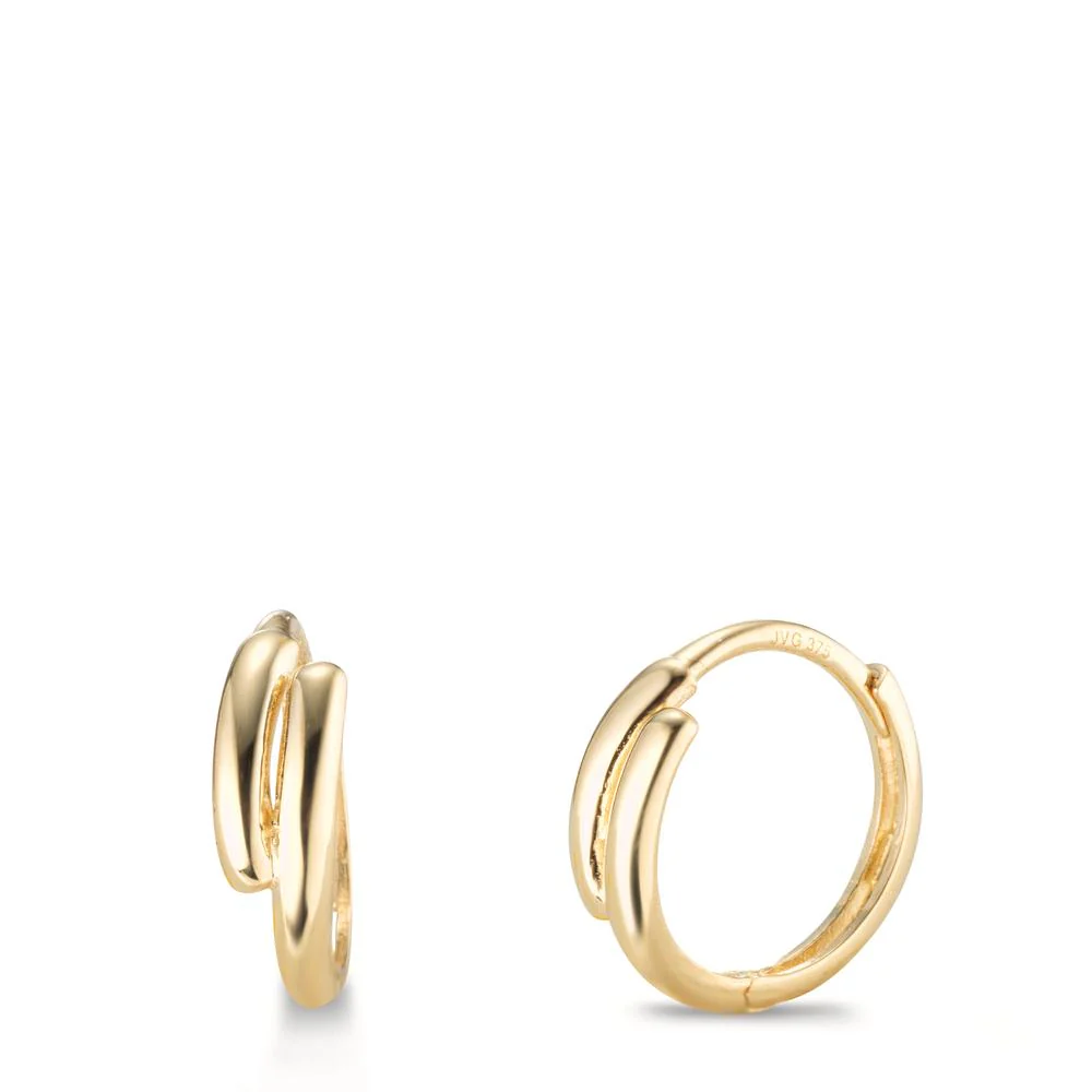 Orecchini circolari Oro giallo 375/9K