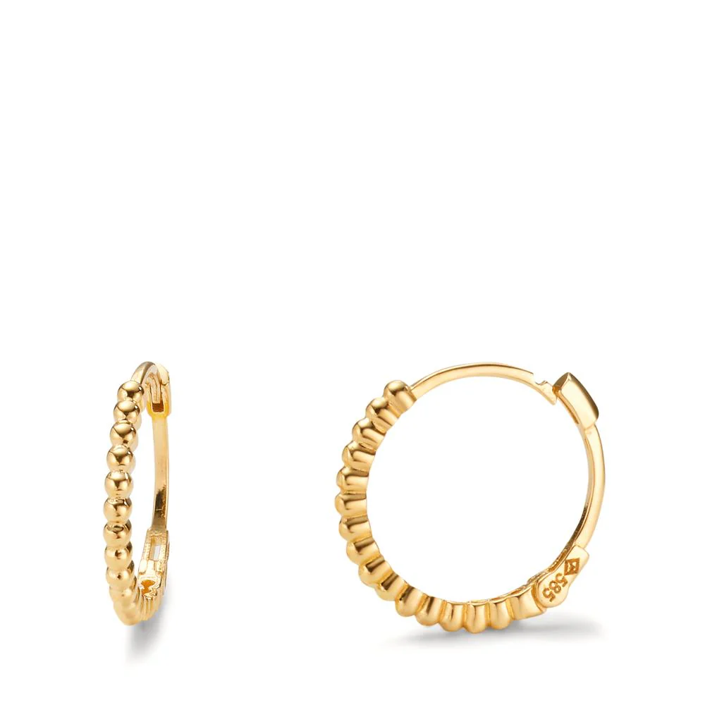 Orecchini circolari Oro giallo 585/14 kt