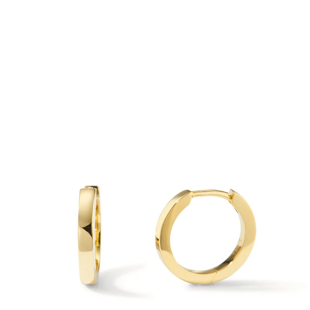 Orecchini circolari Oro giallo 750/18 carati