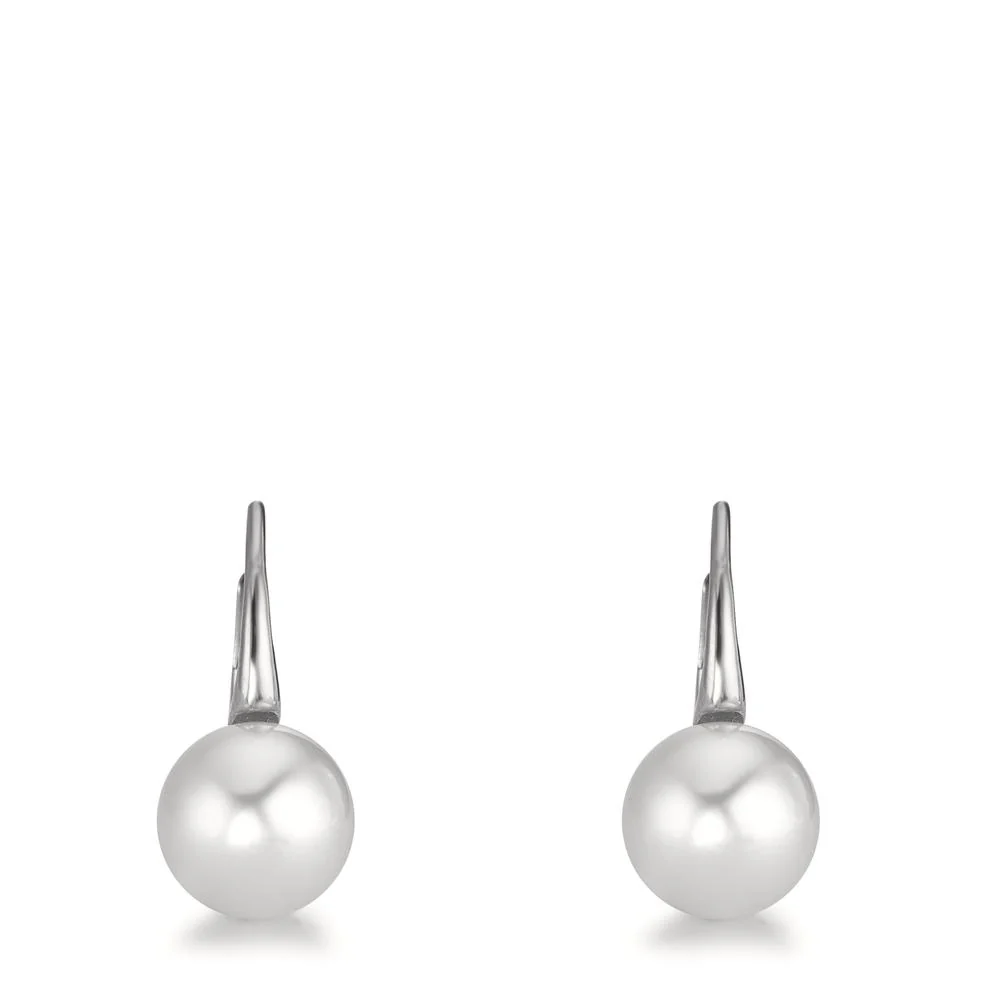 Orecchini Oro bianco 585/14 kt Perle Akoya, 2 Perla 8.5-9 mm - Image 2