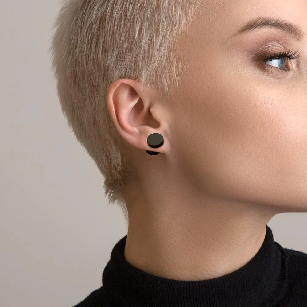 Piercing Acciaio inossidabile nero rivestimento IP Ø10 mm - Image 3