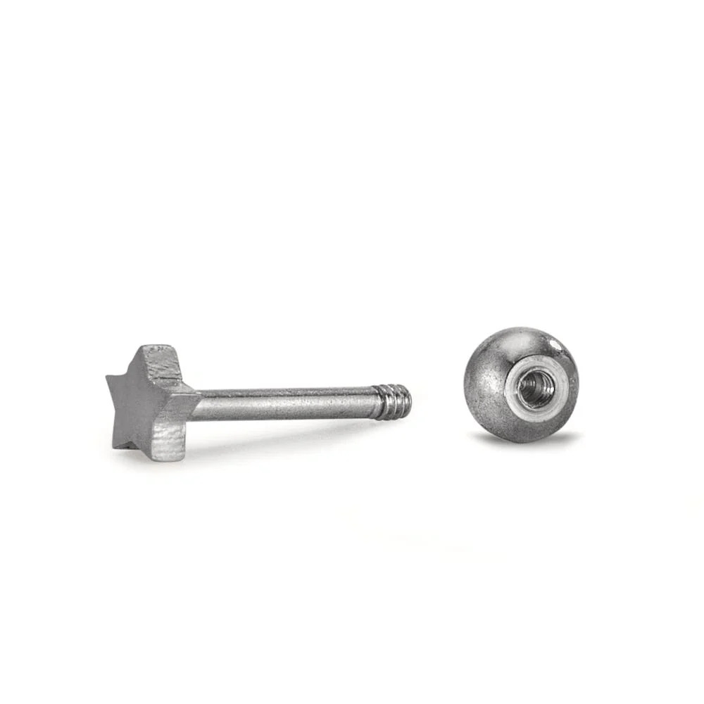 Piercing Acciaio inossidabile Stella Ø3 mm - Image 2
