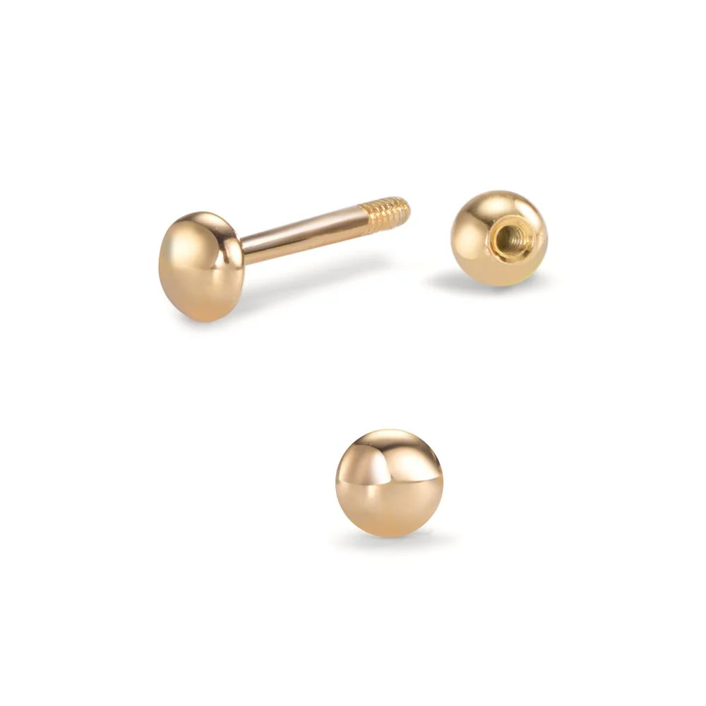Piercing Argento giallo dorato Ø3 mm - Image 3