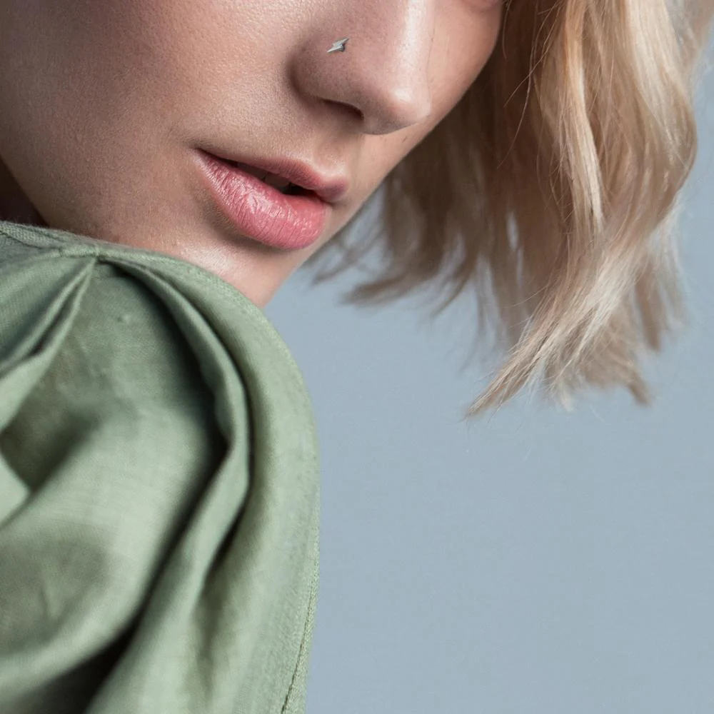 Piercing Oro bianco 750/18 carati Ø4 mm - Image 3