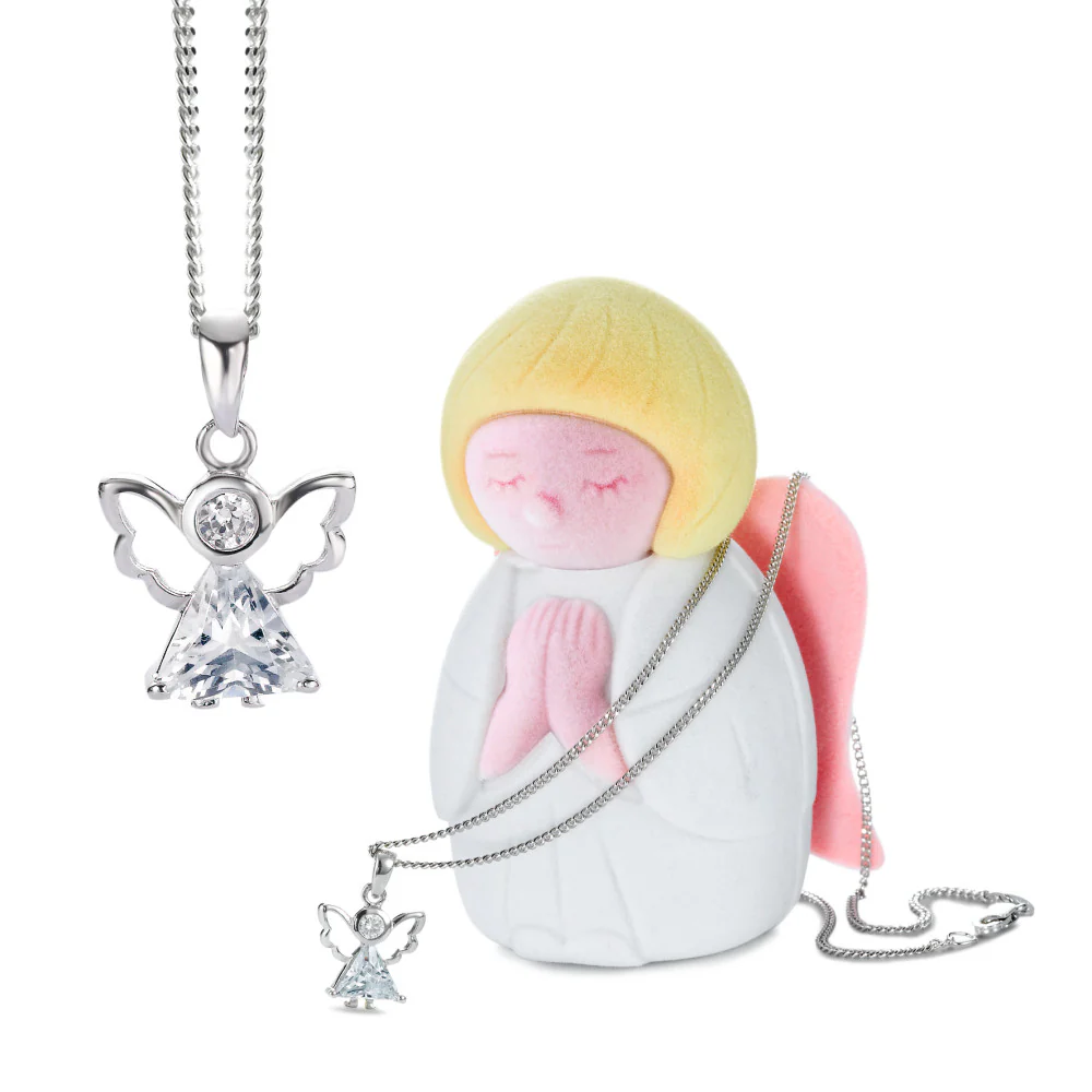 Set Argento Zirconia rodiato Angelo 38 cm