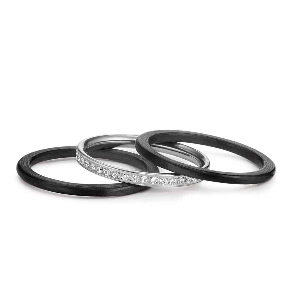 Set di anelli Titanio, Carbonio Zirconia - Image 2